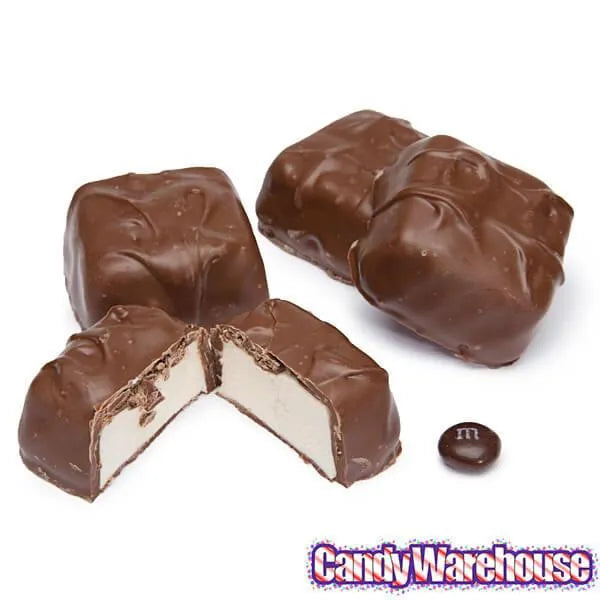 Asher's Milk Chocolate Covered Jumbo Marshmallows: 5LB Box