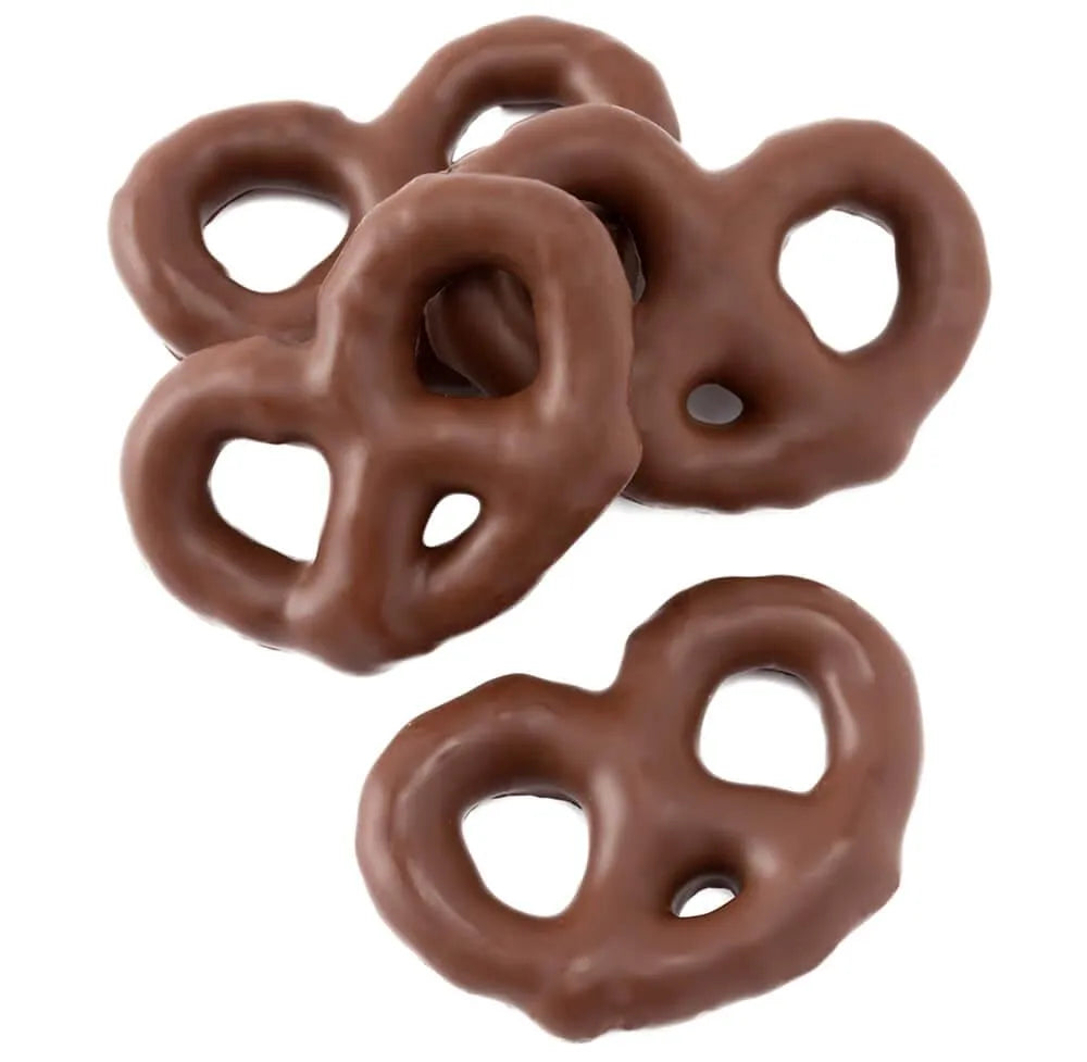 Asher's Milk Chocolate Covered Mini Pretzels: 4LB Box