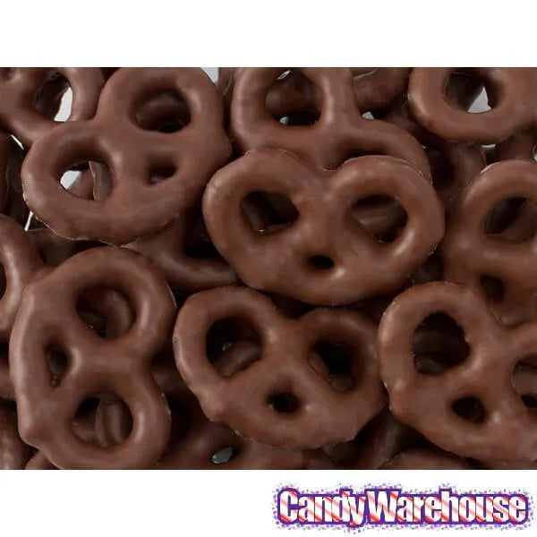 Asher's Milk Chocolate Covered Mini Pretzels: 4LB Box