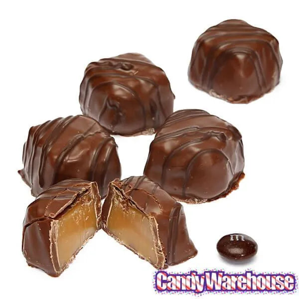 Asher's Milk Chocolate Covered Vanilla Caramels: 6LB Box