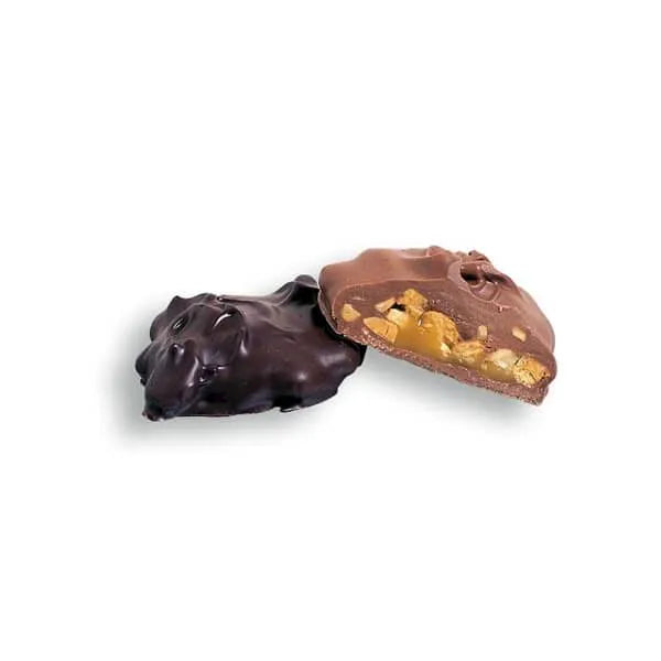 Asher's Sugar Free Cashew Caramel Patties - Dark Chocolate: 6LB Box