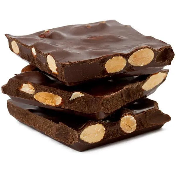 Asher's Sugar Free Dark Chocolate Almond Bark: 6LB Box