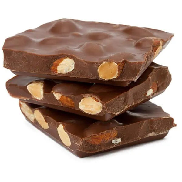 Asher's Sugar Free Milk Chocolate Almond Bark: 6LB Box