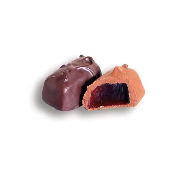 Asher's Sugar Free Raspberry Jelly Chocolates - Dark Chocolate: 6LB Box