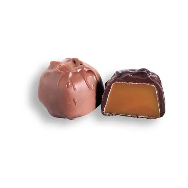 Asher's Sugar Free Vanilla Caramels Chocolates - Dark: 6LB Box