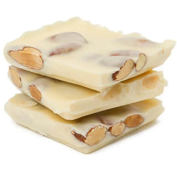 Asher's White Chocolate Almond Bark: 6LB Box