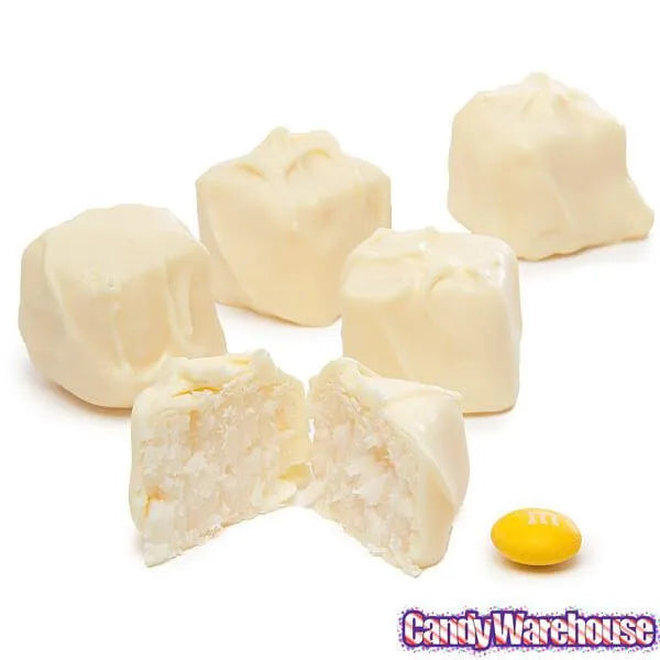 Asher's White Chocolate Coconut Bon Bons: 6LB Box