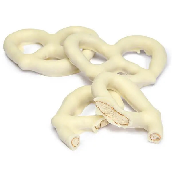 Asher's White Chocolate Covered Pretzels: 7LB Box