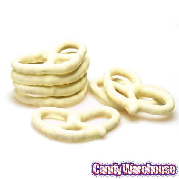 Asher's White Chocolate Covered Pretzels: 7LB Box