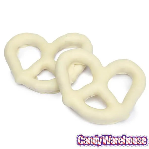 Asher's White Chocolate Covered Pretzels: 7LB Box