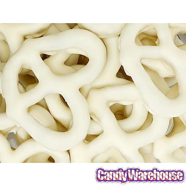 Asher's White Chocolate Covered Pretzels: 7LB Box