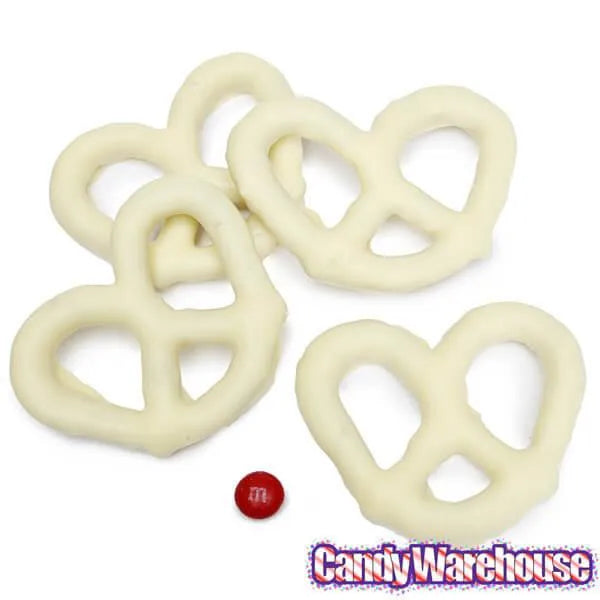 Asher's White Chocolate Covered Pretzels: 7LB Box