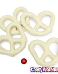 Asher's White Chocolate Covered Pretzels: 7LB Box