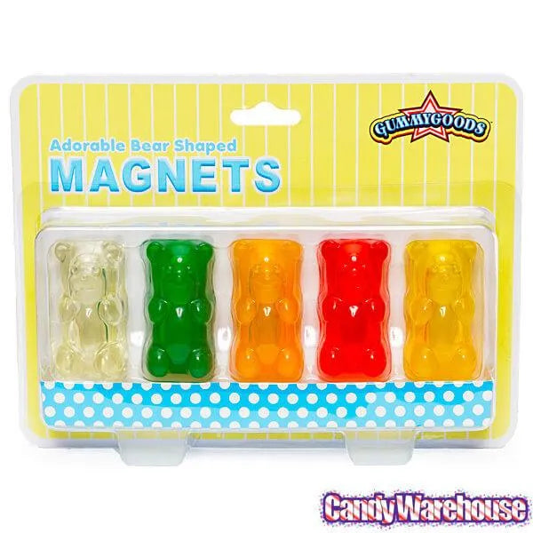 Assorted Gummy Bear Magnets: 5-Piece Pack