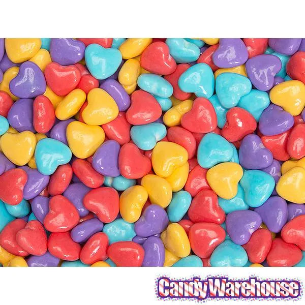 Assorted Pastels Candy Hearts: 2LB Bag