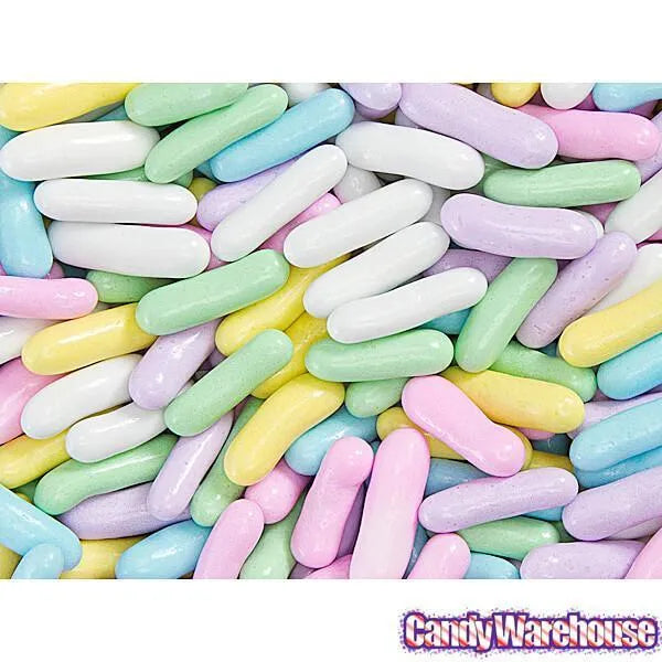 Assorted Pastels Licorice Candy Bites: 5LB Bag