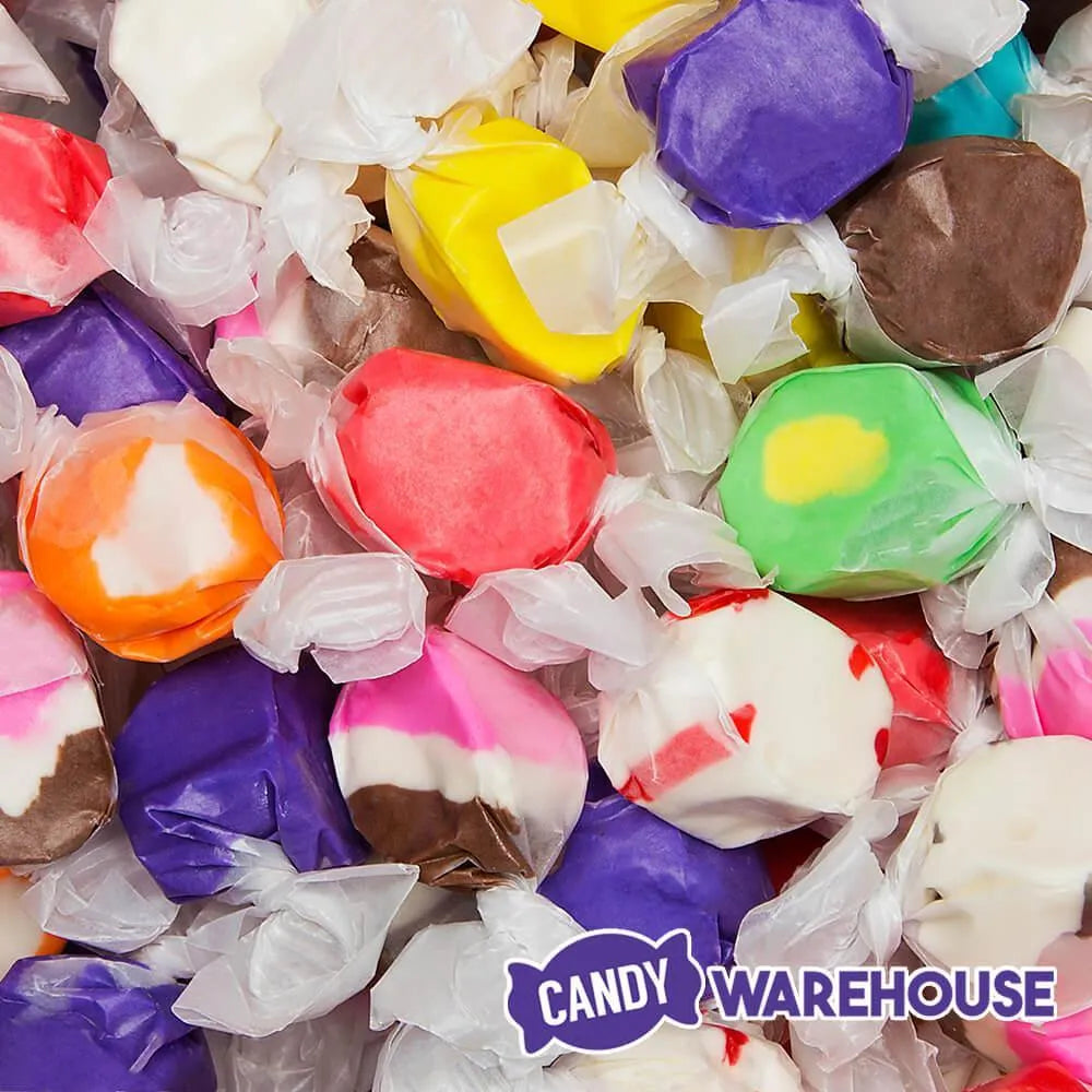 Assorted Salt Water Taffy Candy: 3LB Bag