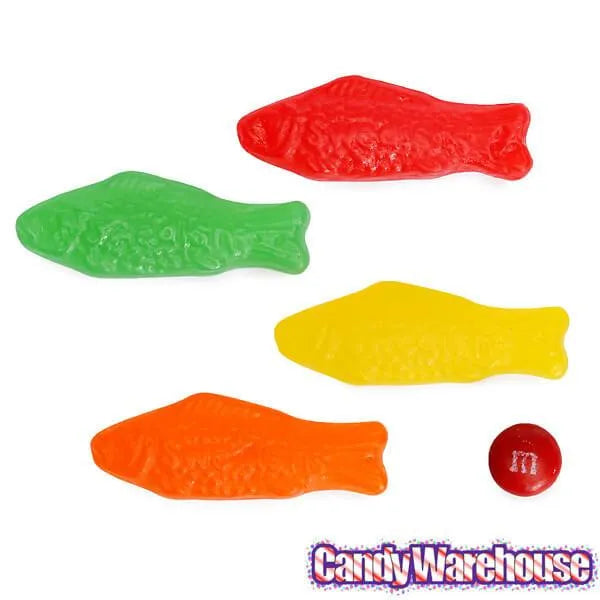 Assorted Swedish Fish Candy 3.5-Ounce Packs: 12-Piece Box