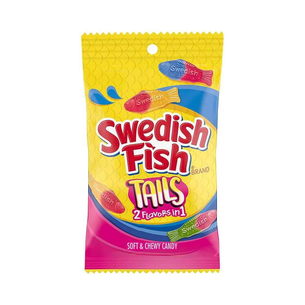 Assorted Swedish Fish Tails: 8-Ounce Bag