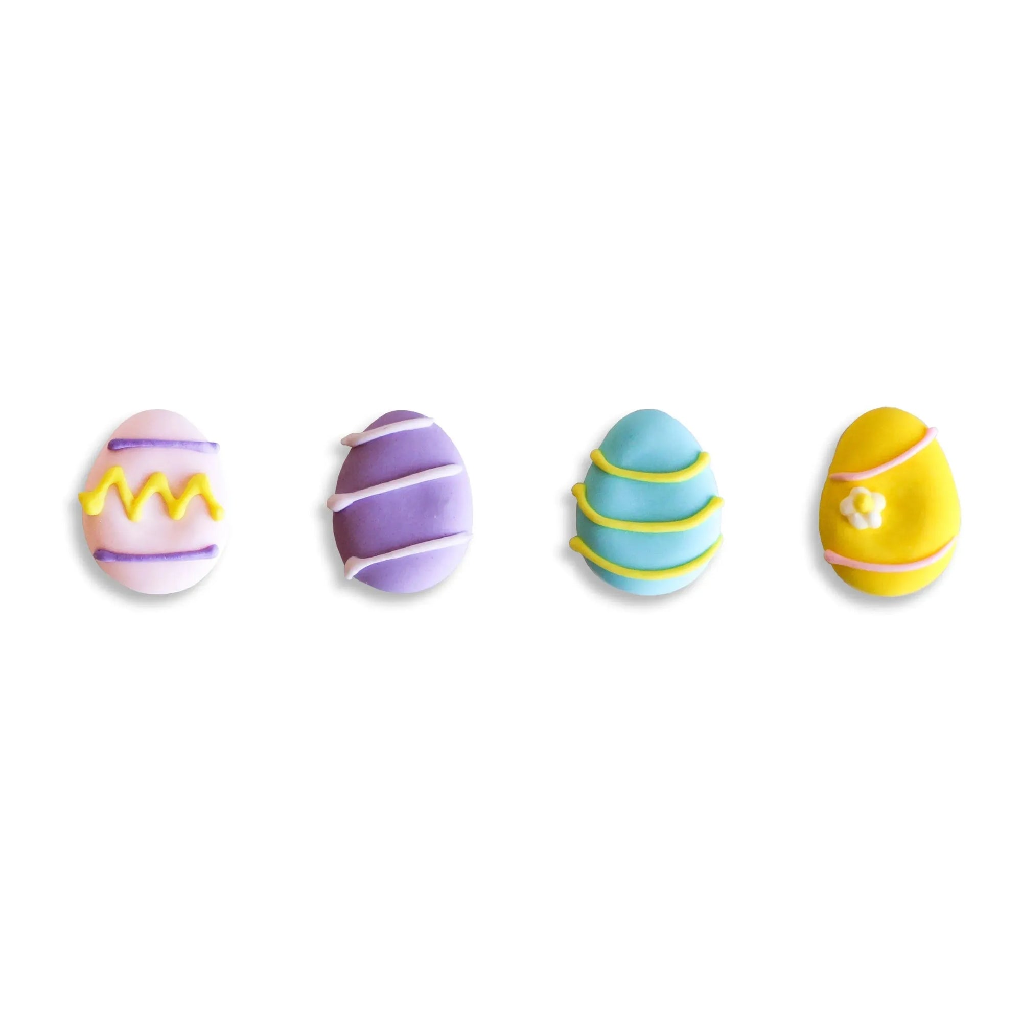 Sprinkle Pop Easter Egg Assortment Royal Icing Decs (Set of 12)