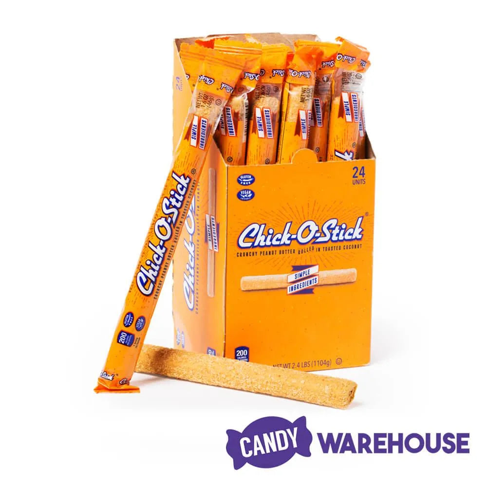 Atkinson Chick-O-Sticks Candy Bars: 24-Piece Box