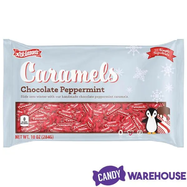 Atkinson Chocolate Peppermint Caramels: 10-Ounce Bag