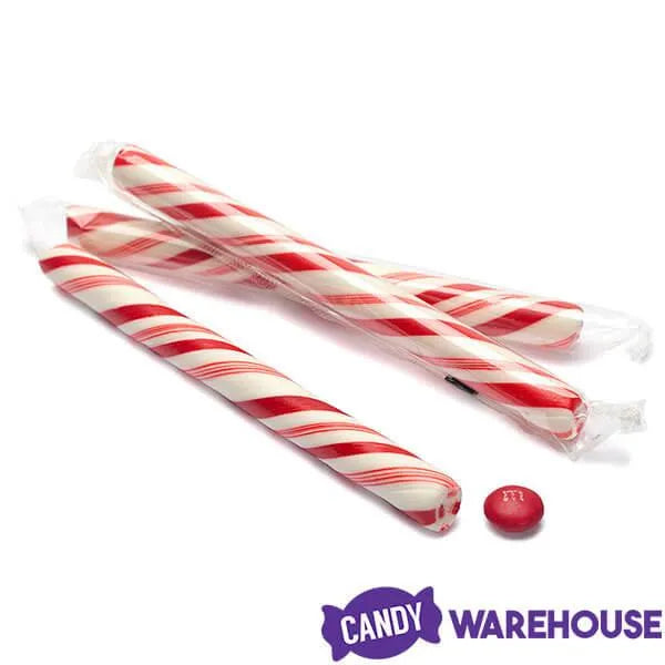 Atkinson Christmas Stocking Stuffer Mint Sticks Hard Candy Packs: 12-Piece Display