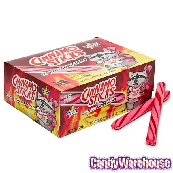 Atkinson Cinnamo Sticks Hard Candy: 36-Piece Box