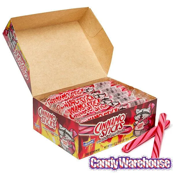 Atkinson Cinnamo Sticks Hard Candy: 36-Piece Box