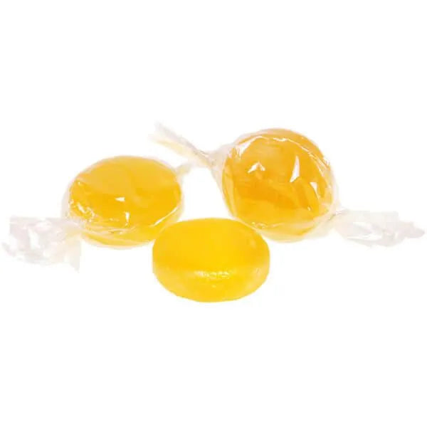 Atkinson Peach Hard Candy Buttons: 5LB Bag