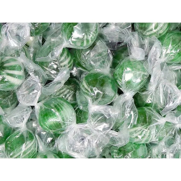 Atkinson Spearmint Hard Candy Balls: 5LB Bag