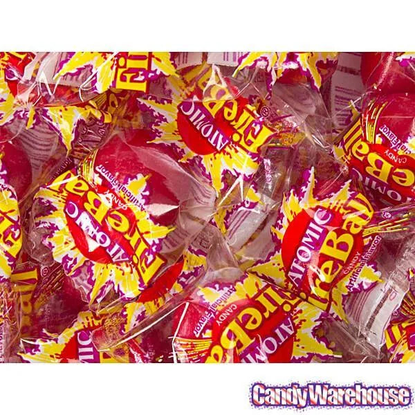 Atomic Fireballs Candy: 150-Piece Tub