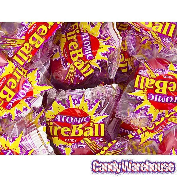 Atomic Fireballs Candy: 5LB Bag