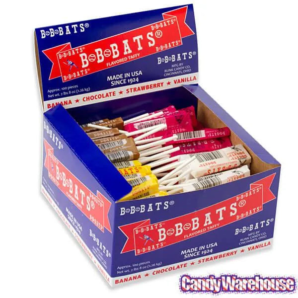 B B Bats Taffy Pops: 100-Piece Box