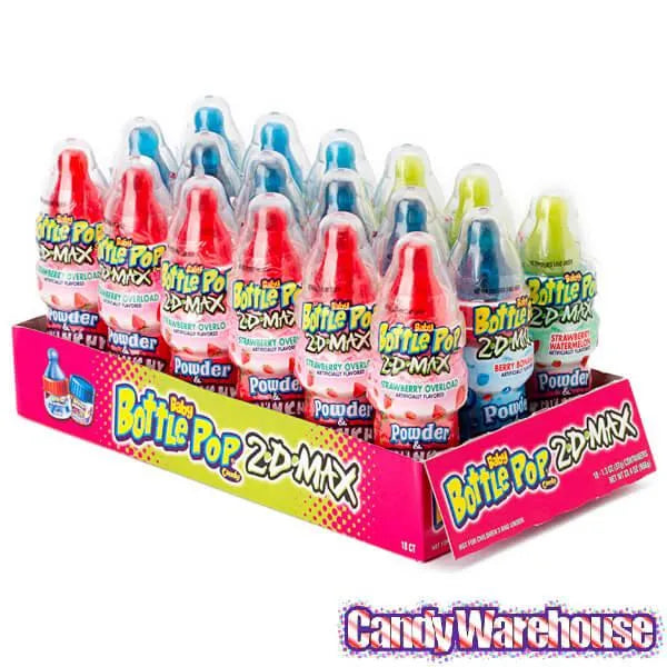 Baby Bottle Pop 2D-Max Candy: 18-Piece Box