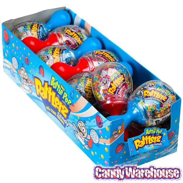 Baby Bottle Pop Rattlerz Candy: 14-Piece Box