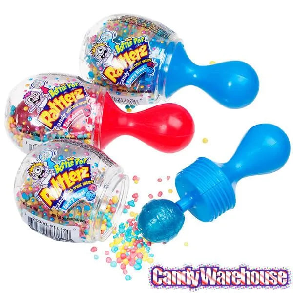 Baby Bottle Pop Rattlerz Candy: 14-Piece Box