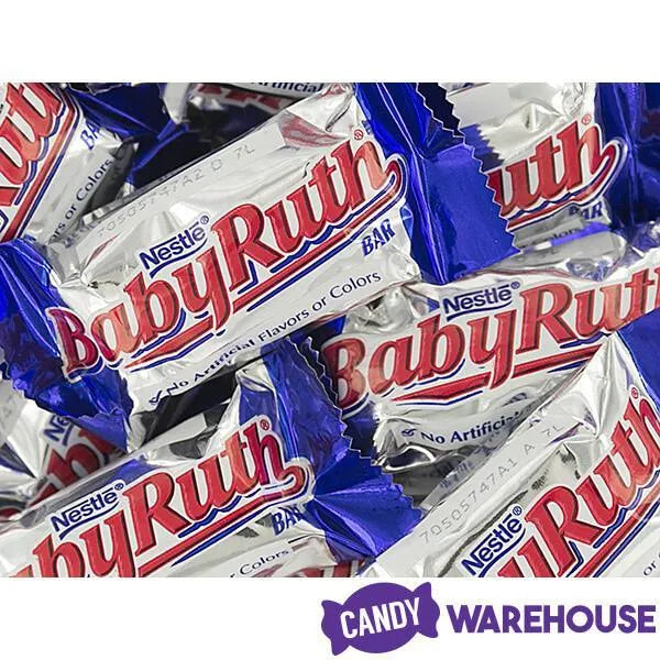 Baby Ruth Fun Size Candy Bars: 16-Piece Bag