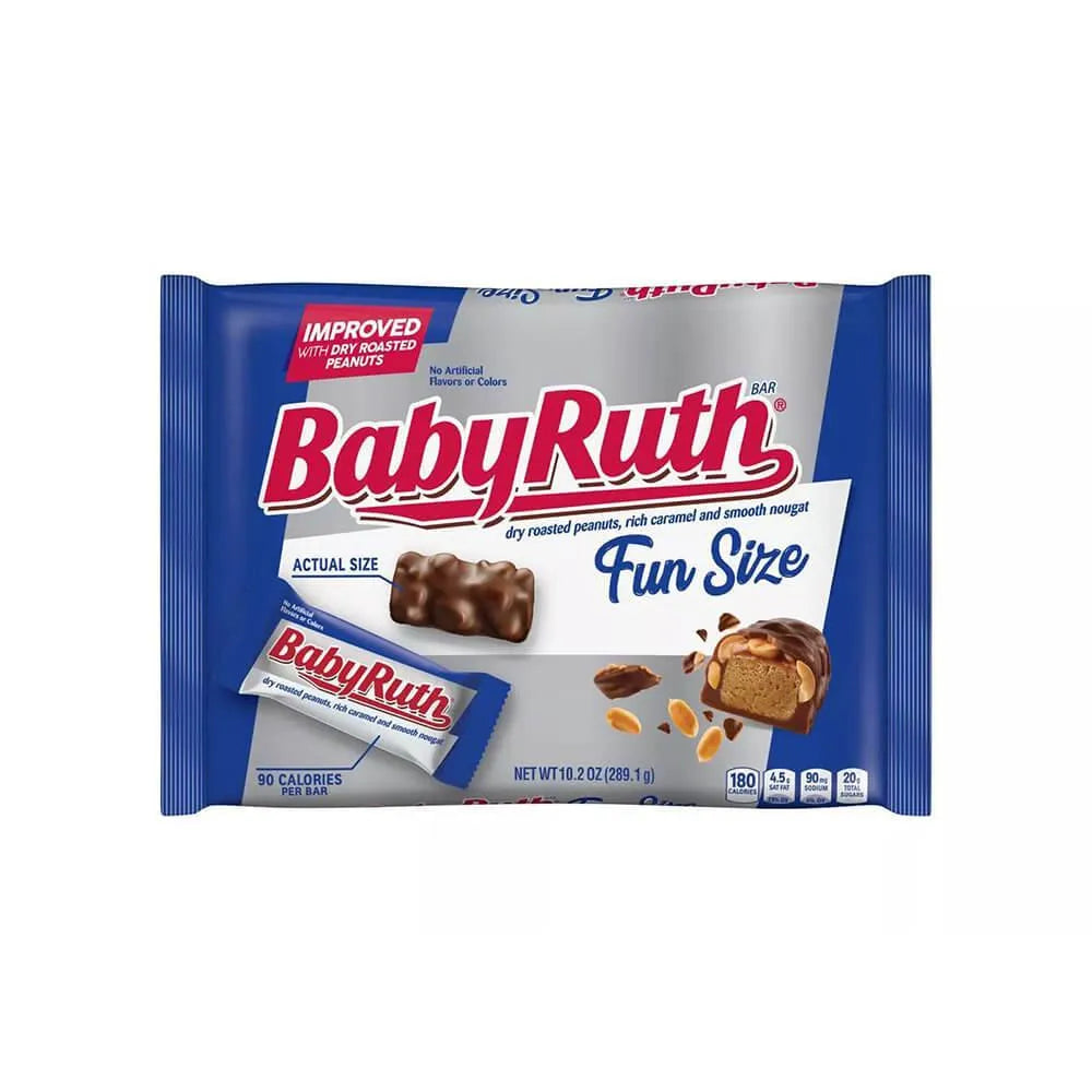 Baby Ruth Fun Size Candy Bars: 16-Piece Bag