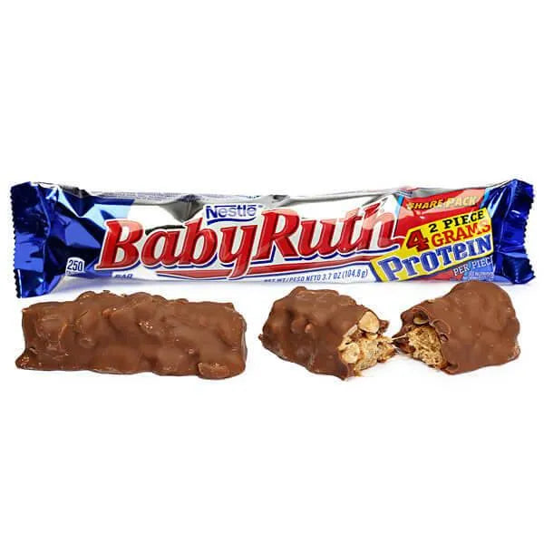 Baby Ruth King Size Candy Bars: 18-Piece Box