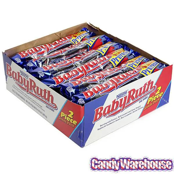 Baby Ruth King Size Candy Bars: 18-Piece Box