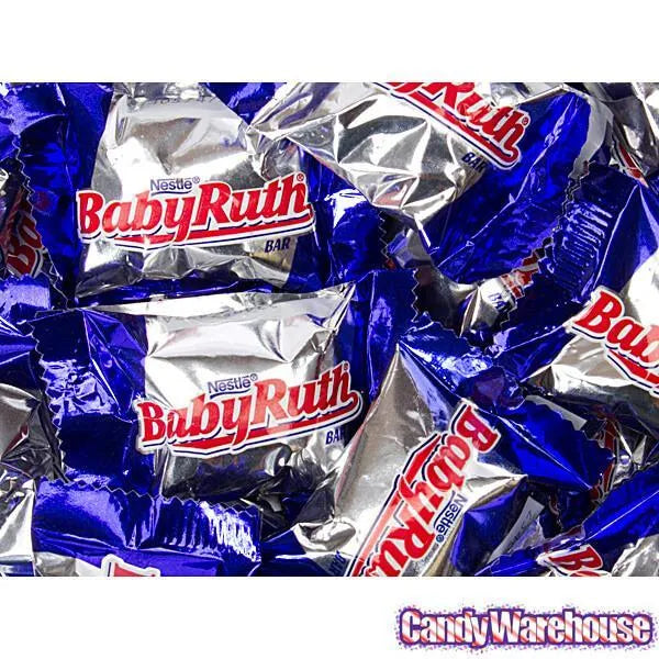 Baby Ruth Mini Size Candy Bars: 5LB Bag