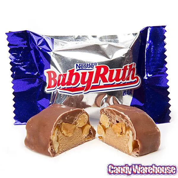 Baby Ruth Mini Size Candy Bars: 5LB Bag