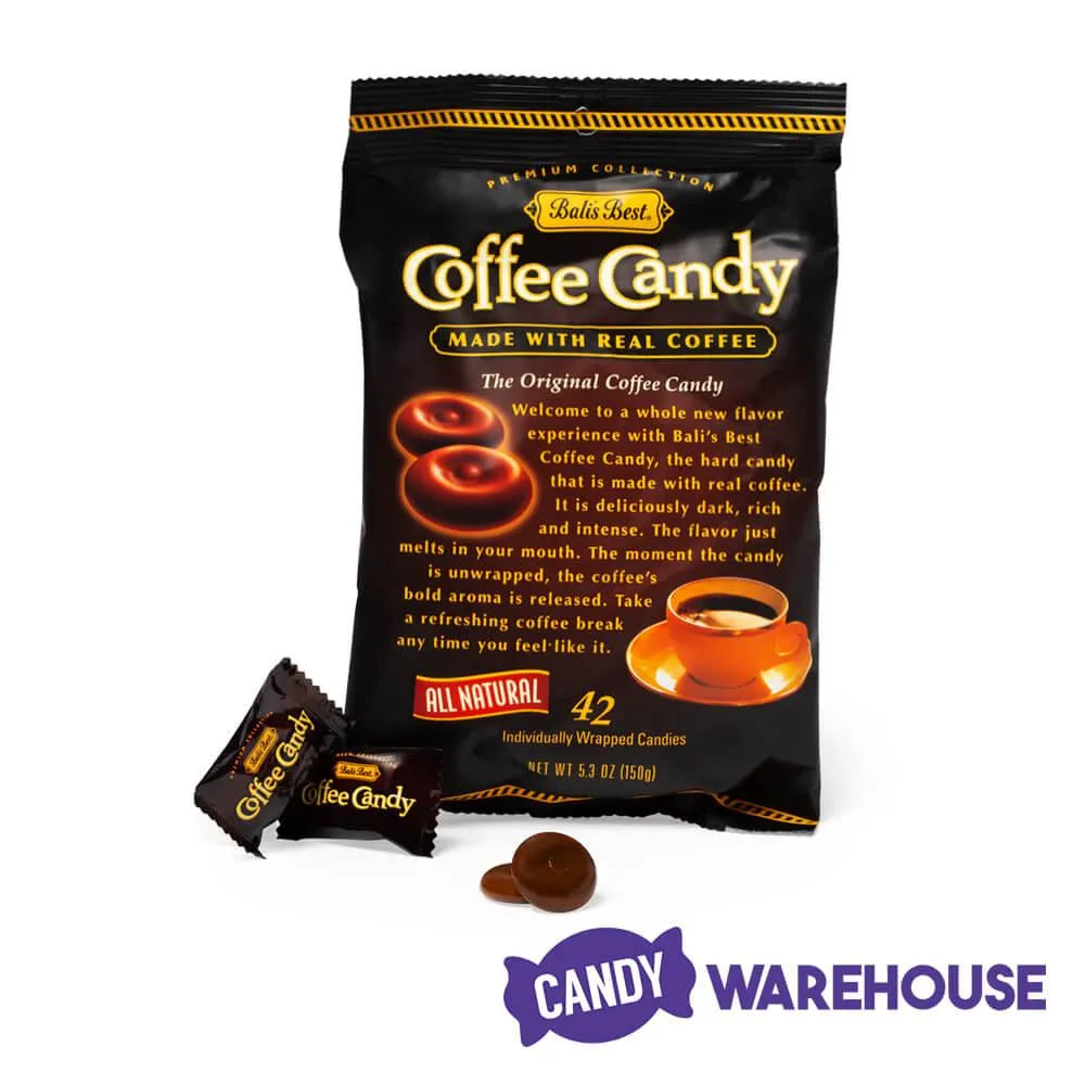 Bali's Best Coffee Candy 5.3-Ounce Bag: 12-Piece Box