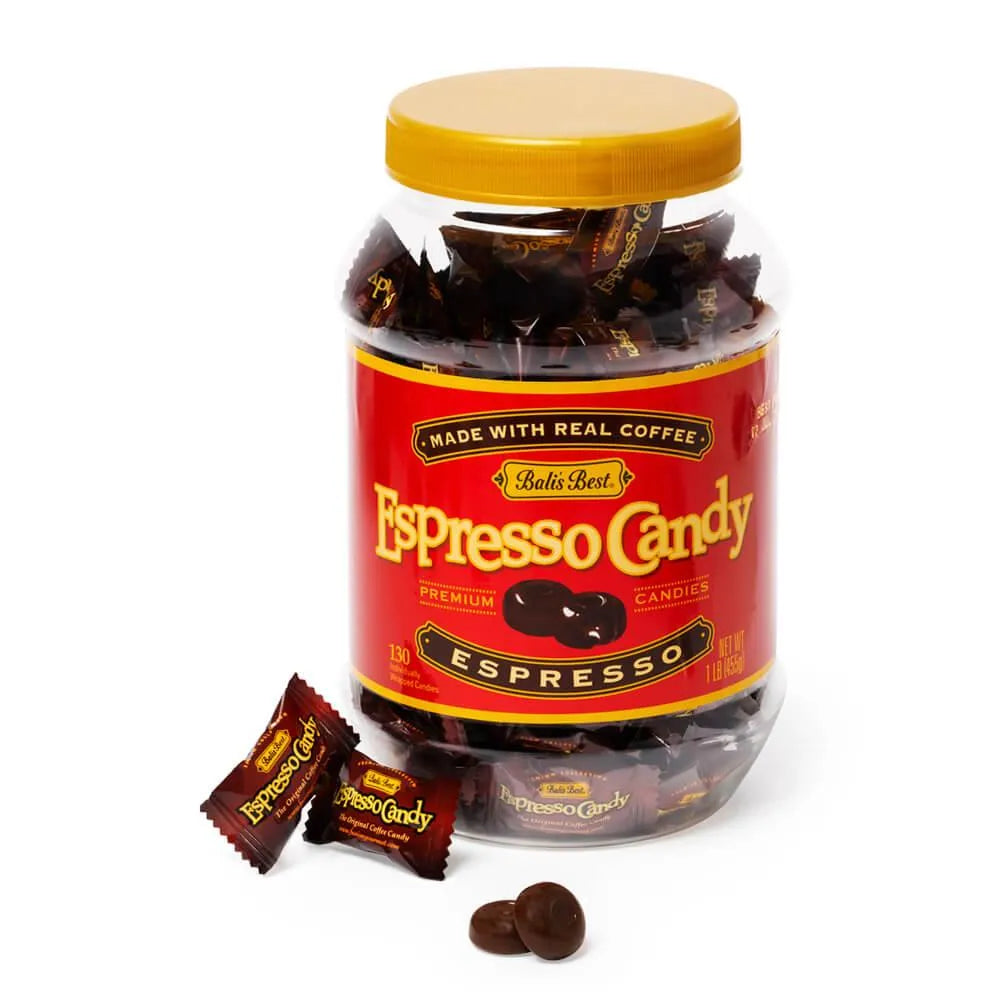 Bali's Best Coffee Candy - Espresso: 130-Piece Jar