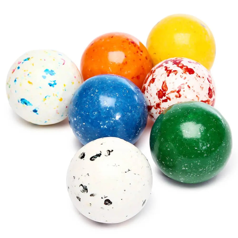 Balldozers Giant Jawbreakers with Gum Center Candy Balls: 85-Piece Case