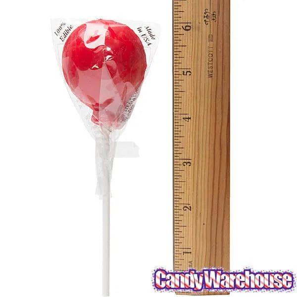 Balloons Hard Candy Lollipops: 12-Piece Pack