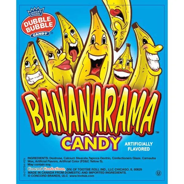 Bananarama Candy Bananas: 24LB Case