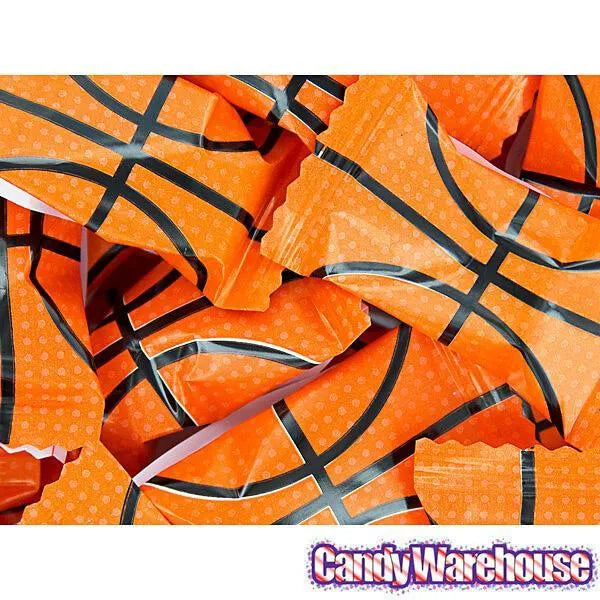 Basketball Wrapped Buttermint Creams: 300-Piece Case