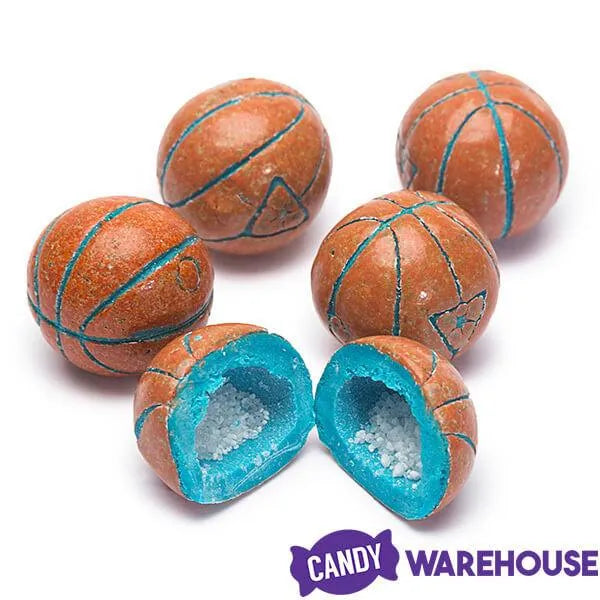 Basketballs Sour Bubblegum Tubes: 12-Piece Display